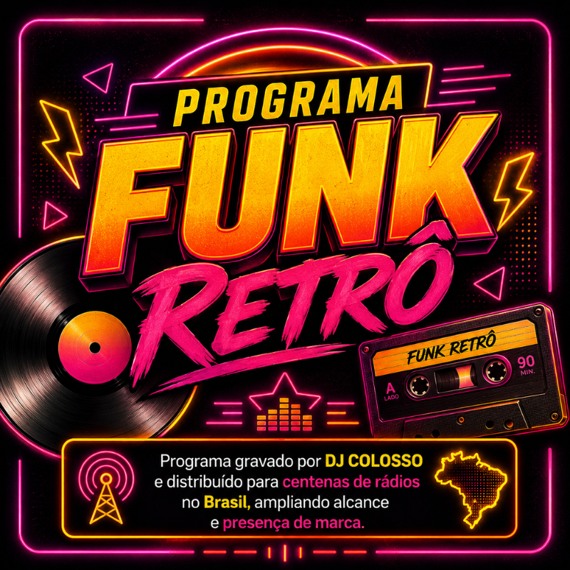 Logo Programa Funk Retrô