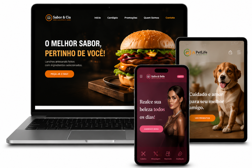 Área para imagem principal